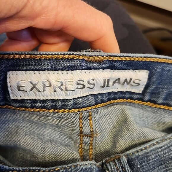 Express Men's 99% cotton skinny fit Alec jeans, 34x34 - Picture 4 of 8